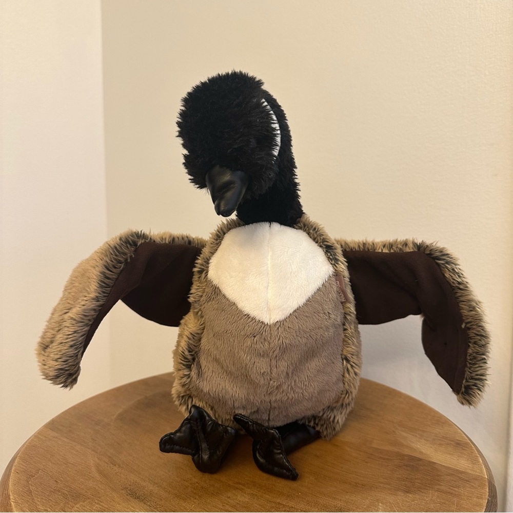 SOLD Folkmanis Canada Goose Hand Puppet Soft Plush Cobra Chicken Geese Play - Picture 1 of 11